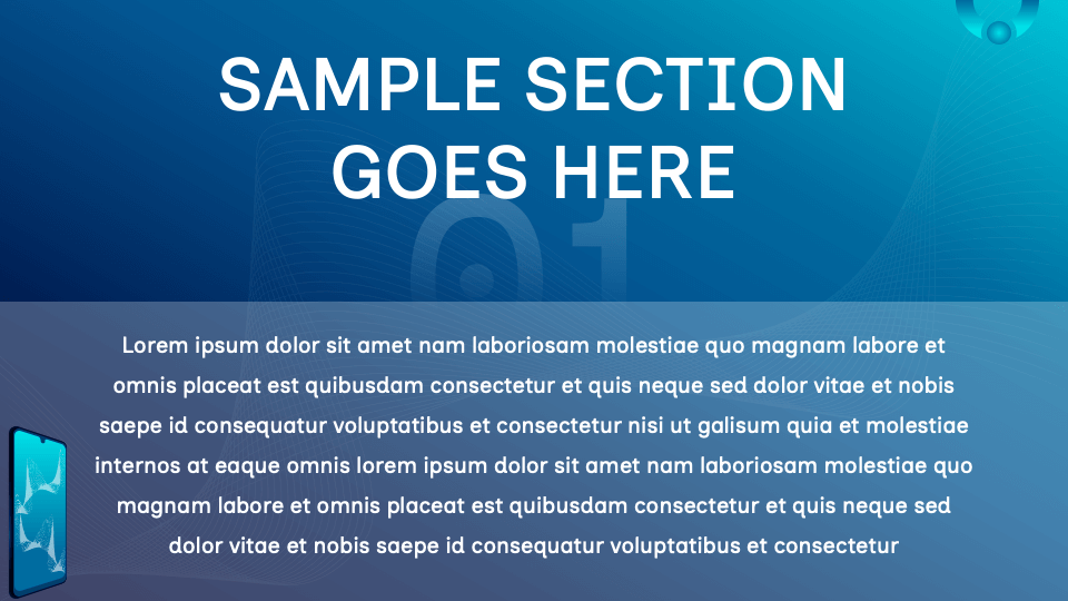 Free Mobile Phone Presentation Theme For Google Slides And Powerpoint
