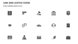 Law and Justice Icons - Slide 3