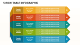 5 Row Table infographic - Slide 1