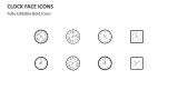 Clock Face Icons - Slide 2