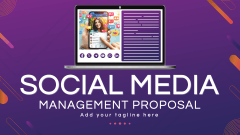 Social Media Management Proposal - Slide 1
