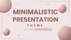 Minimalistic Presentation Theme - Slide 1