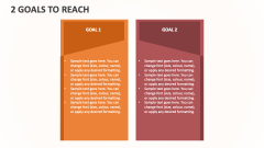 2 Goals to Reach - Slide 1