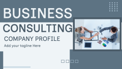 Business Consulting Company Profile - Slide 1