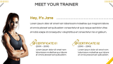 Personal Trainer Portfolio - Slide 3