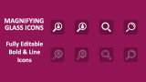 Magnifying Glass Icons - Slide 1