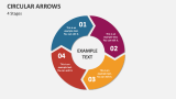 Circular Arrows - 4 Stages - Slide 4