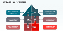 Six Part House Puzzle - Slide 1