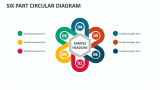 Six Part Circular Diagram - Slide 1