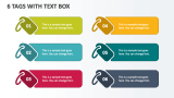 6 Tags with Text Box - Slide 1