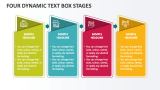Four Dynamic Text Box Stages - Slide 1
