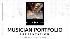 Musician Portfolio Presentation - Slide 1
