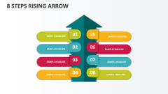 8 Steps Rising Arrow - Slide 1