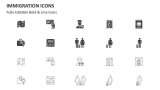 Immigration Icons - Slide 2