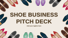 Shoe Business Pitch Deck - Slide 1