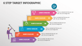 6 Step Target Infographic - Slide 1