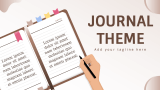Journal Presentation Theme - Slide 1