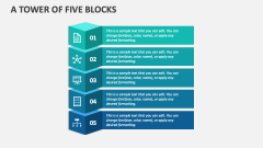 A Tower of Five Blocks - Slide 1