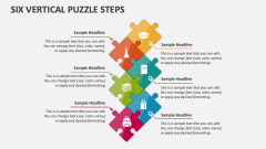 Six Vertical Puzzle Steps - Slide