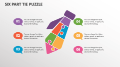 Six Part Tie Puzzle - Slide 1