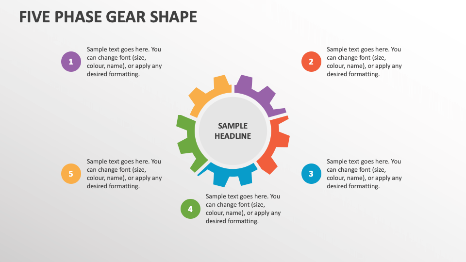 Five Phase Gear Shape - Slide 1