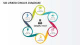 Six Linked Circles Diagram - Slide 1