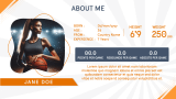 Basketball Player Portfolio Presentation - Slide 4