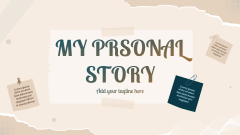 My Personal Story Presentation - Slide 1