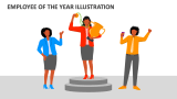 Employee of The Year Illustration - Slide 7