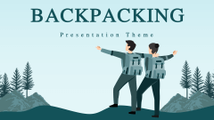 Backpacking Presentation Theme - Slide 1