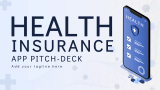 Health Insurance App Pitch Deck - Slide 1