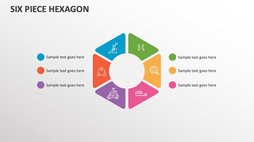 Six Piece Hexagon - Slide 1
