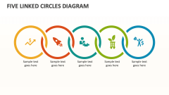 Five Linked Circles Diagram - Slide 1