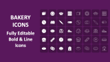 Bakery Icons - Slide 1