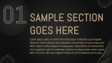 Modern Black Theme - Slide 3