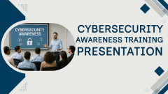 Cybersecurity Awareness Training Presentation - Slide 1