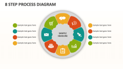 8 Step Process Diagram - Slide 1