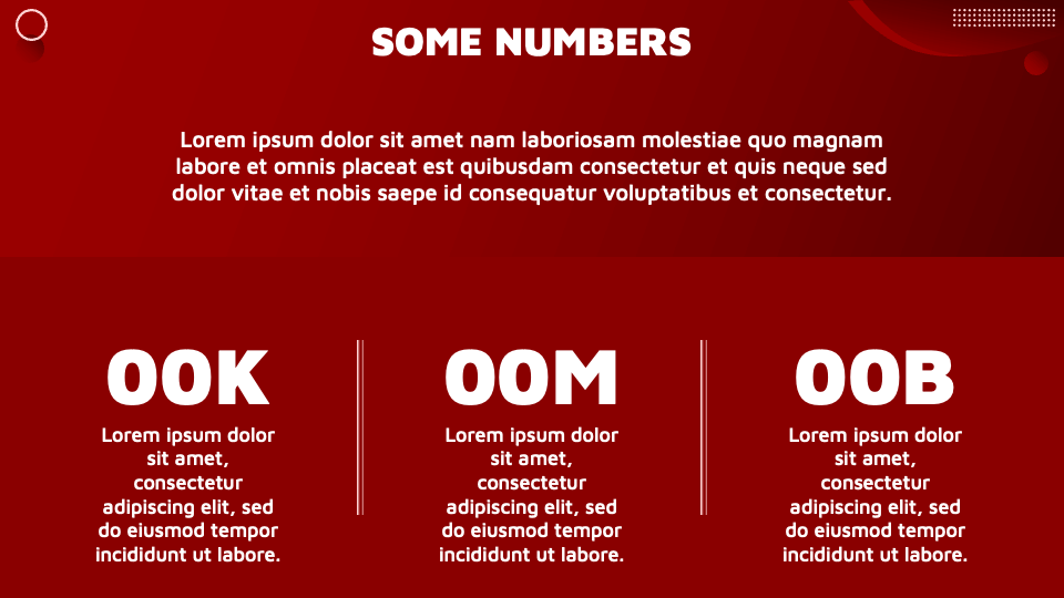 Minimal Red Presentation for Google Slides and PowerPoint