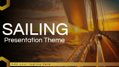 Sailing Presentation Theme - Slide 1