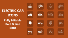 Electric Car Icons - Slide 1