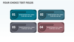 Four Choice Text Fields - Slide 1
