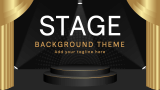 Stage Background Presentation Theme - Slide 1