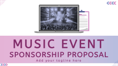 Music Event Sponsorship Proposal - Slide 1