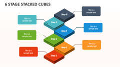 6 Stage Stacked Cubes - Slide 1