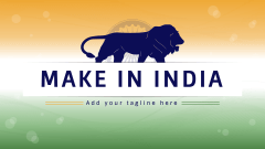 Make in India Presentation - Slide 1