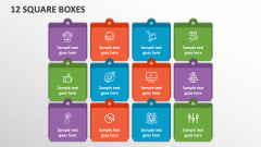 12 Square Boxes - Slide 1