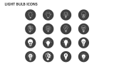 Light Bulb Icons - Slide 1