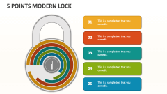5 Points Modern Lock - Slide 1