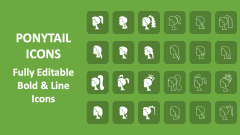 Ponytail Icons - Slide 1