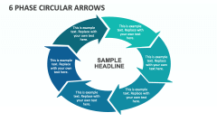 6 Phase Circular Arrows - Slide 1